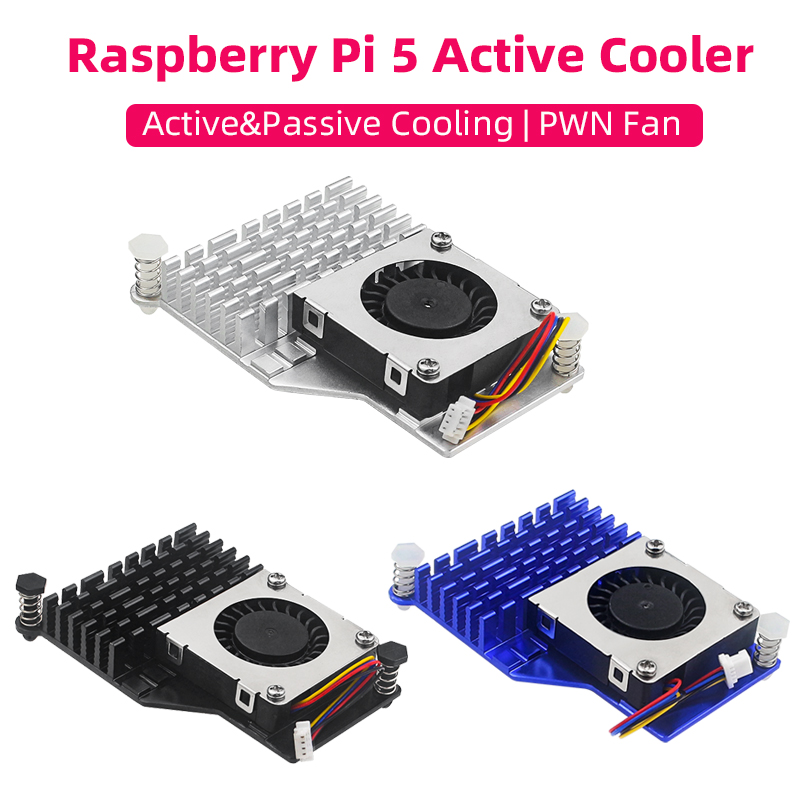 Raspberry Pi Water Cooling Kit - 라즈베리 파이 5 액티브 쿨러 알루미늄