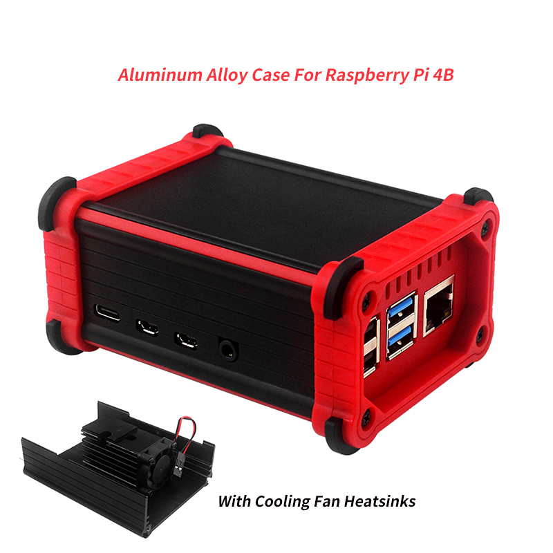 Argon One V3 M.2 Nvme Case - 라즈베리 파이 4B 알루미늄 합금 케이스(냉각