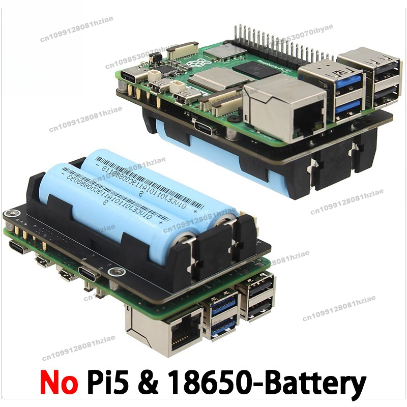 Raspberry Pi Uninterrupted Power Supply Ups 18650 - X1200 라즈베리 파이 5 UPS 전원