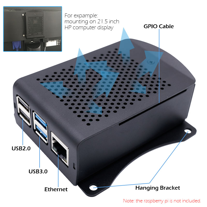 냉각 팬 방열판 키트가 포함된 Raspberry Pi  - Argon One V3 M.2 Nvme Case 리뷰 및 가격
