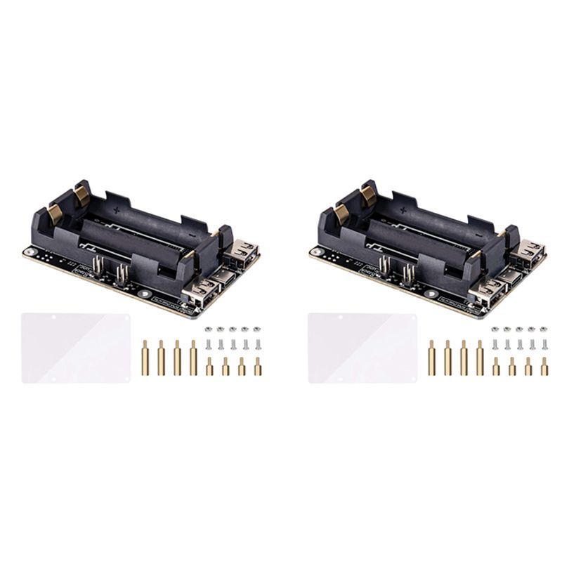 AA08-2X 라즈베리 파이 4 UPS 전원 공급 장치 - Raspberry Pi Uninterrupted Power Supply Ups 18650 리뷰 및 가격