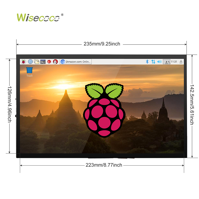 5 7 10.1인치 1024*600 HD IPS 패널  - Raspberry Pi 10.1 Inch Capacitive Touch Screen Ips 리뷰 및 가격