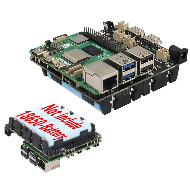 X1202 라즈베리 파이 5 UPS 보드 무정전 전원  - Raspberry Pi Uninterrupted Power Supply Ups 18650 리뷰 및 가격