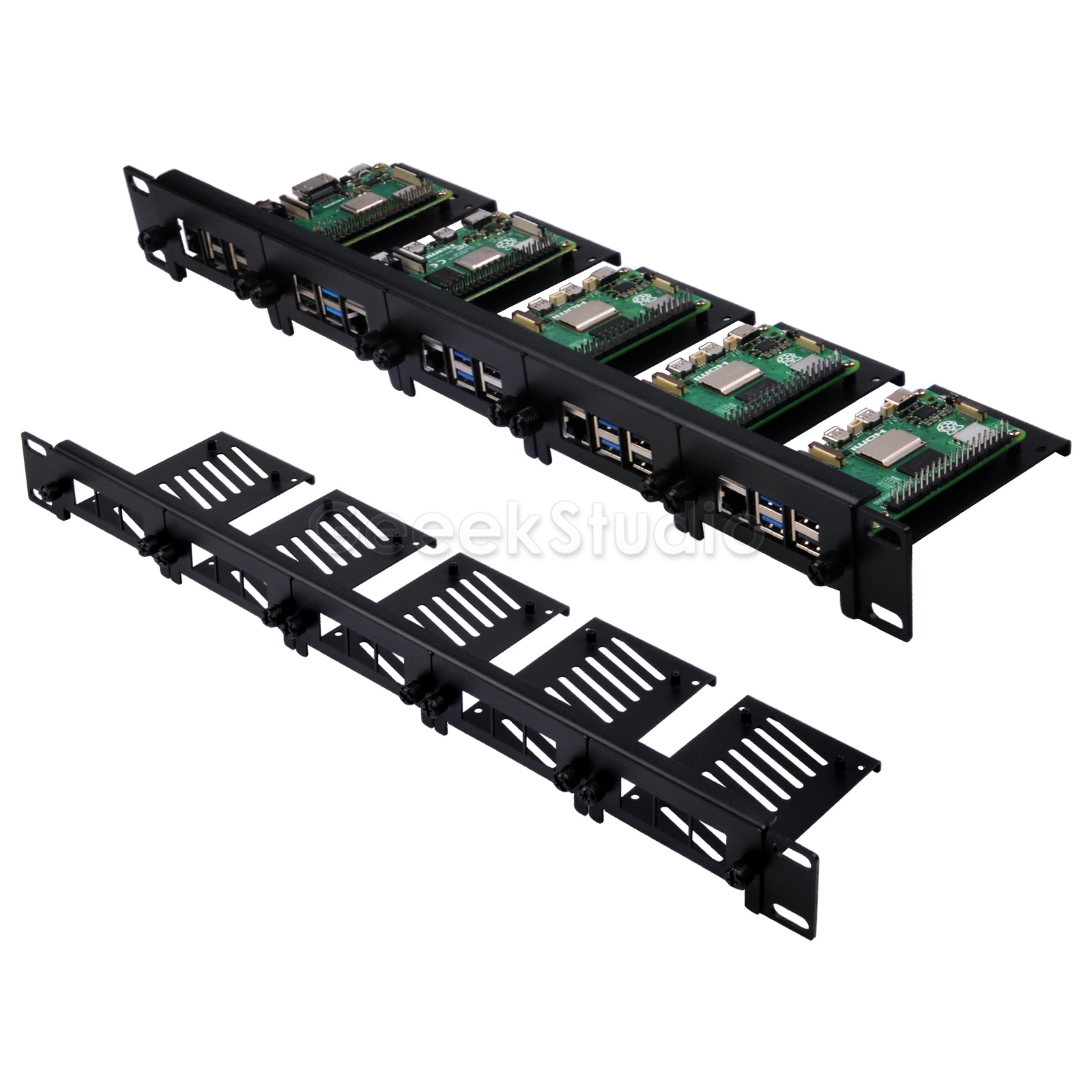 라즈베리 파이 5/4B/3B+용 1U 랙 마운트 탈착식 - Raspberry Pi Rackmount 1U 19 Inch 리뷰 및 가격