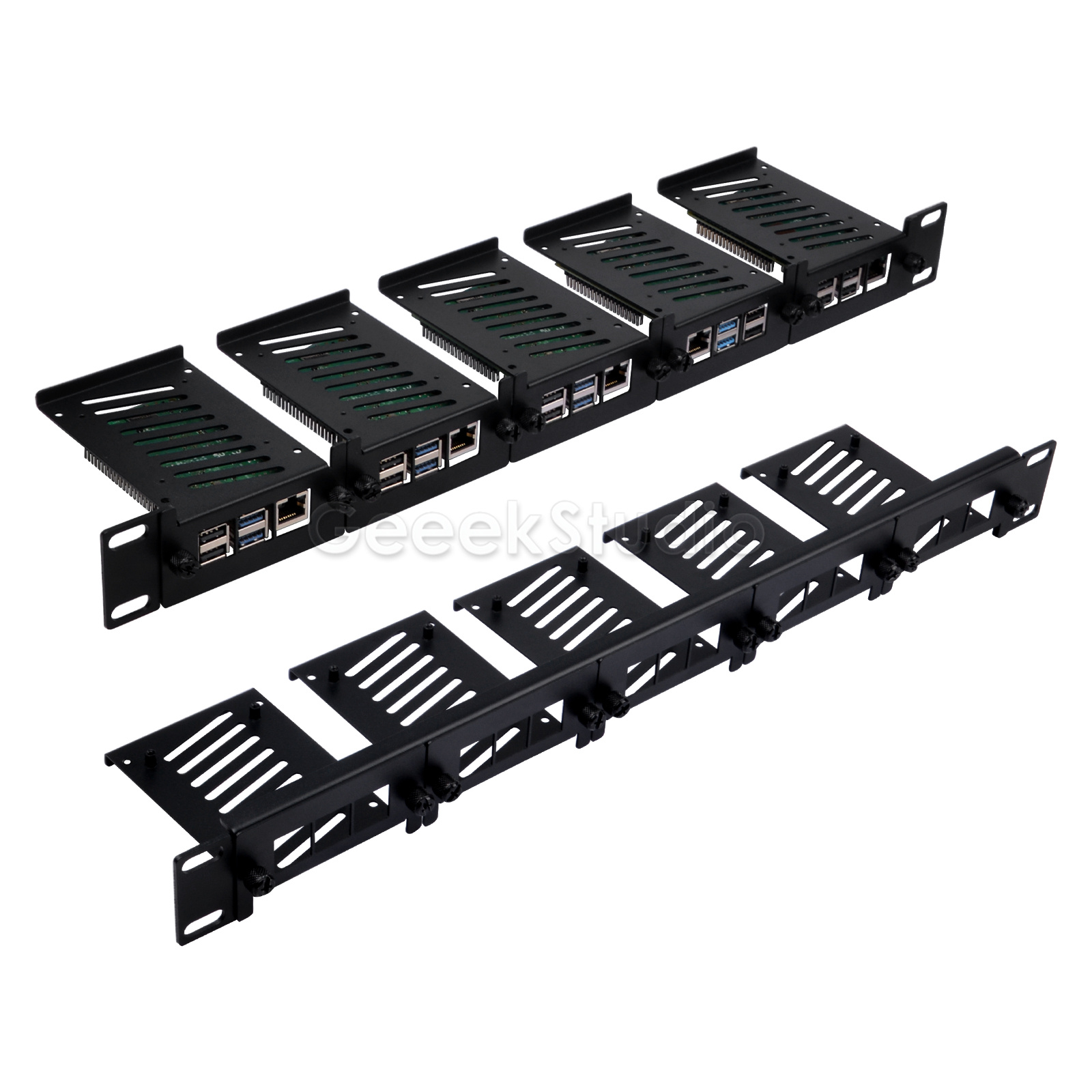 라즈베리 파이 5/4B/3B+용 1U 랙 마운트 탈착식 - Raspberry Pi Rackmount 1U 19 Inch 리뷰 및 가격