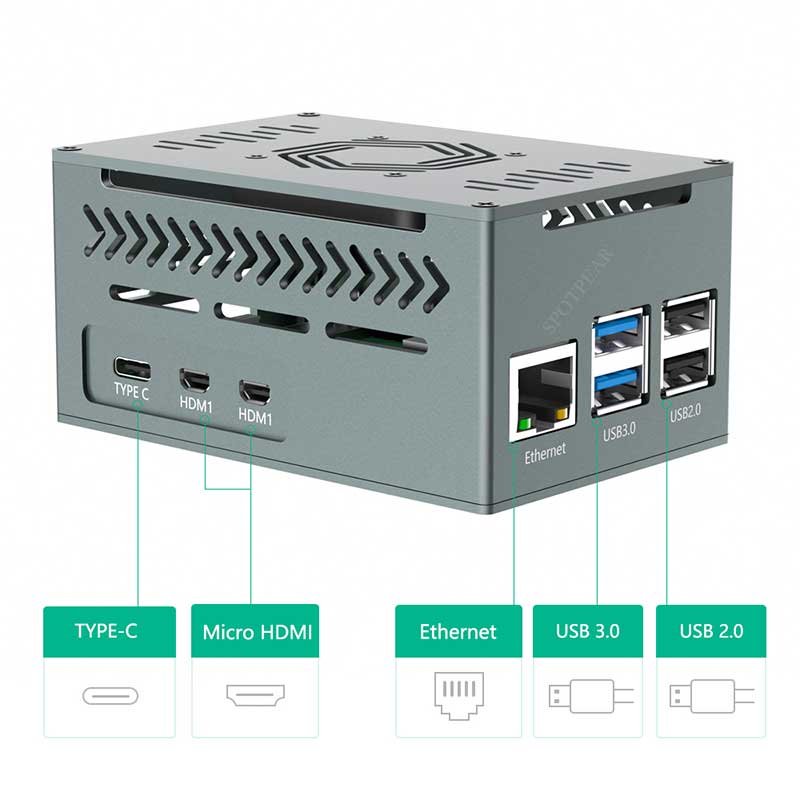 라즈베리 파이 5 알루미늄 금속 케이스(쿨러 PWM 팬 - Argon One V3 M.2 Nvme Case 리뷰 및 가격